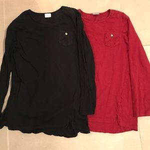 Two girls long-sleeved tops from Zara, size 11/12